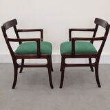 Chaises à manger danoise du milieu du siècle de Poul Jeppesens Møbelfabrik années 1960