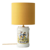 Italian apothecary potiche table lamp Albarello, 19th-century Renaissance.