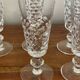 6 crystal champagne flutes