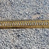 Rolling service of the 50s and 60s in gilded brass double glass trays