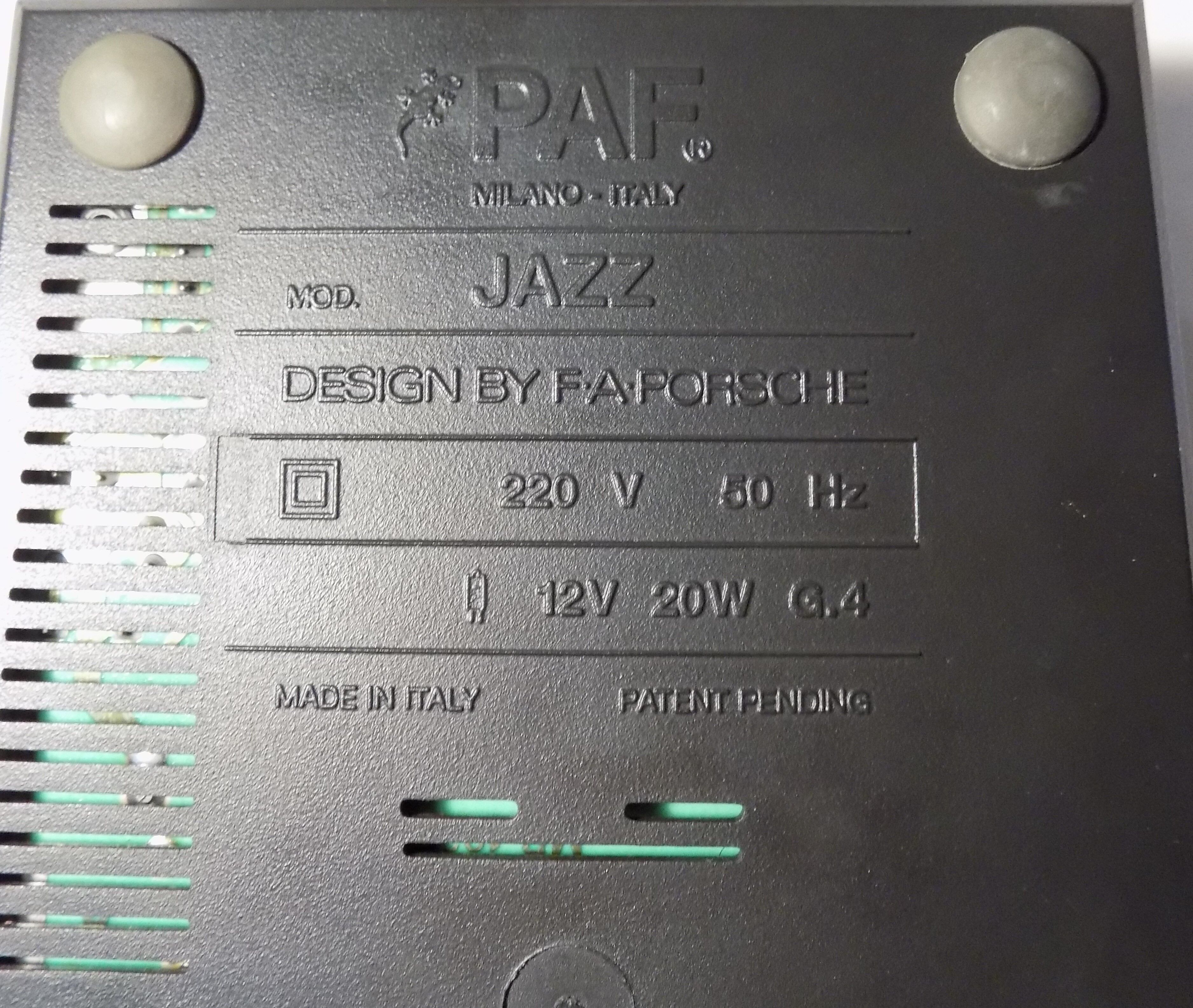 Lampe de table star trek par f.a. porsche