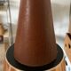 Scandinavian Boomerang chandelier from the 60s in teak, metal and glass