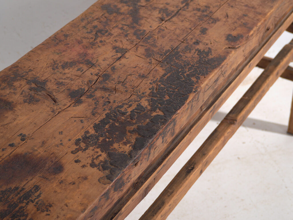 Chinese console table in old elm – Shanxi, circa 1890
