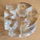 Warmer press paper photophore candle holder LA VIDA glass pressed design