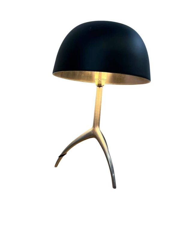 Lampe de table vintage Foscarini au design italien métallique
