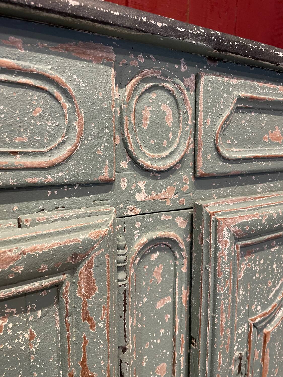 Eighteenth-century walnut sideboard.