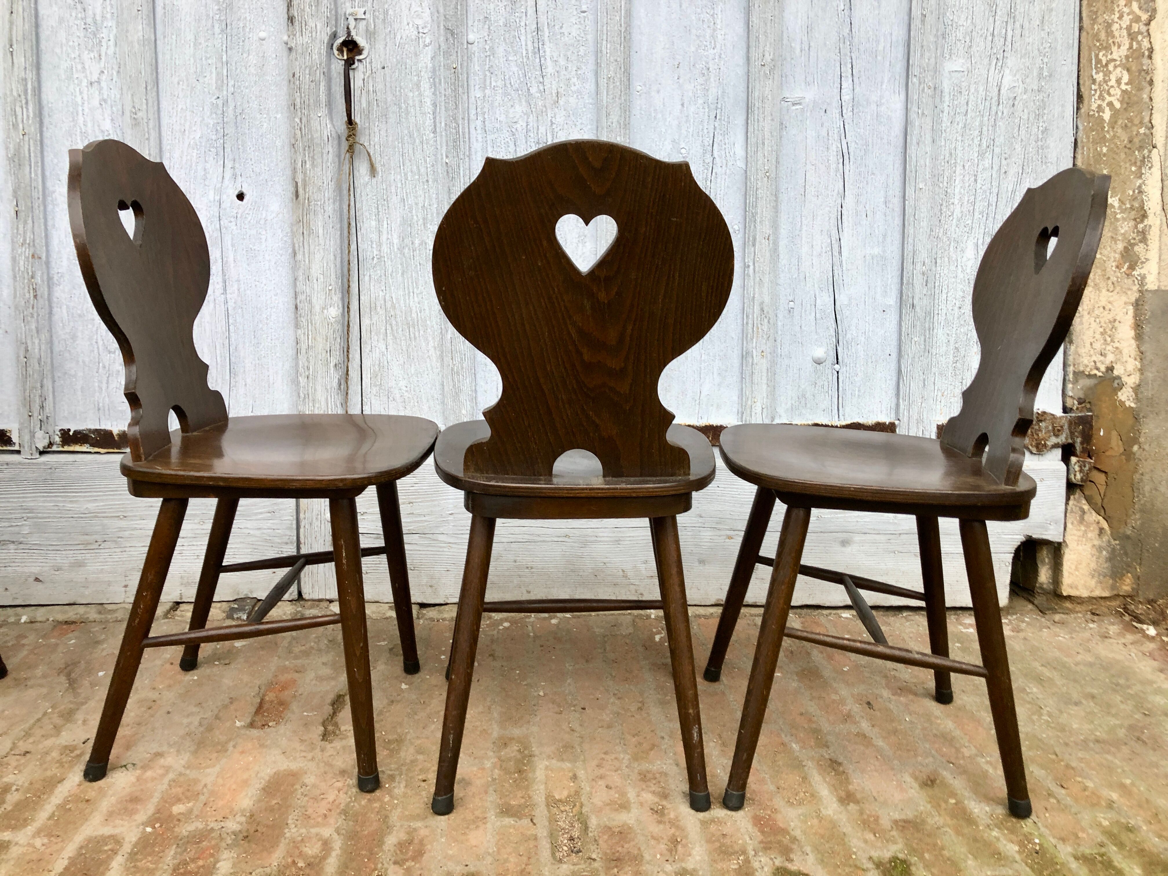 Set of 6 mountain chairs