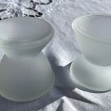 Set of 3 glass coconut trees