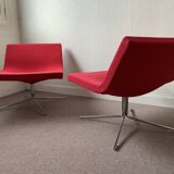 Vintage Scandinavian low chairs