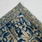 Tapis Persan Vintage Bleu Fait Main, Élégance Classique d’Iran, 293x391 Cm