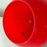 Red plexiglass lamp from the 80s