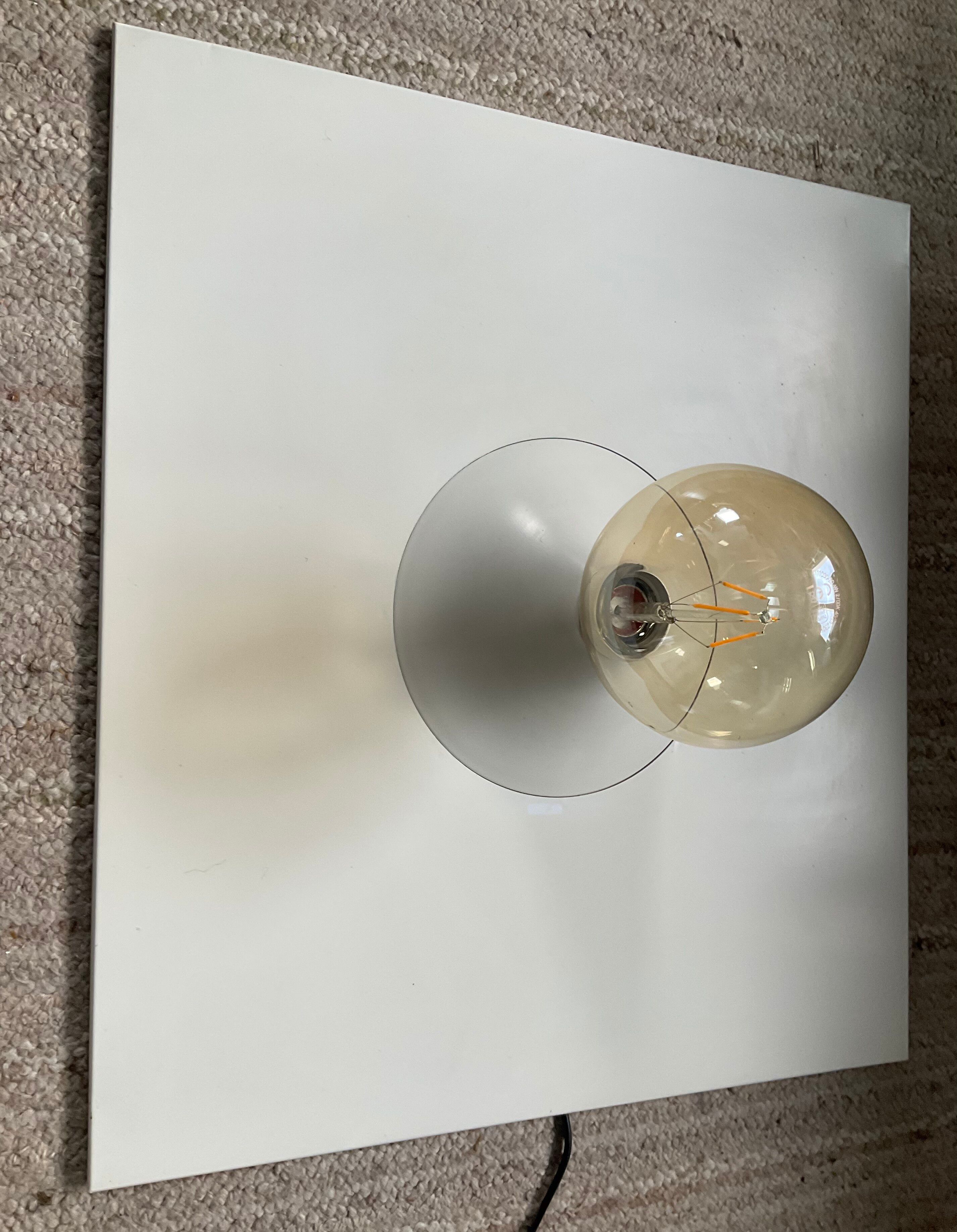 Space Age metal wall or ceiling light