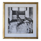 original vintage silver print "wolves"
