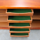 Dyrlund Denmark 1950s drum teak credence