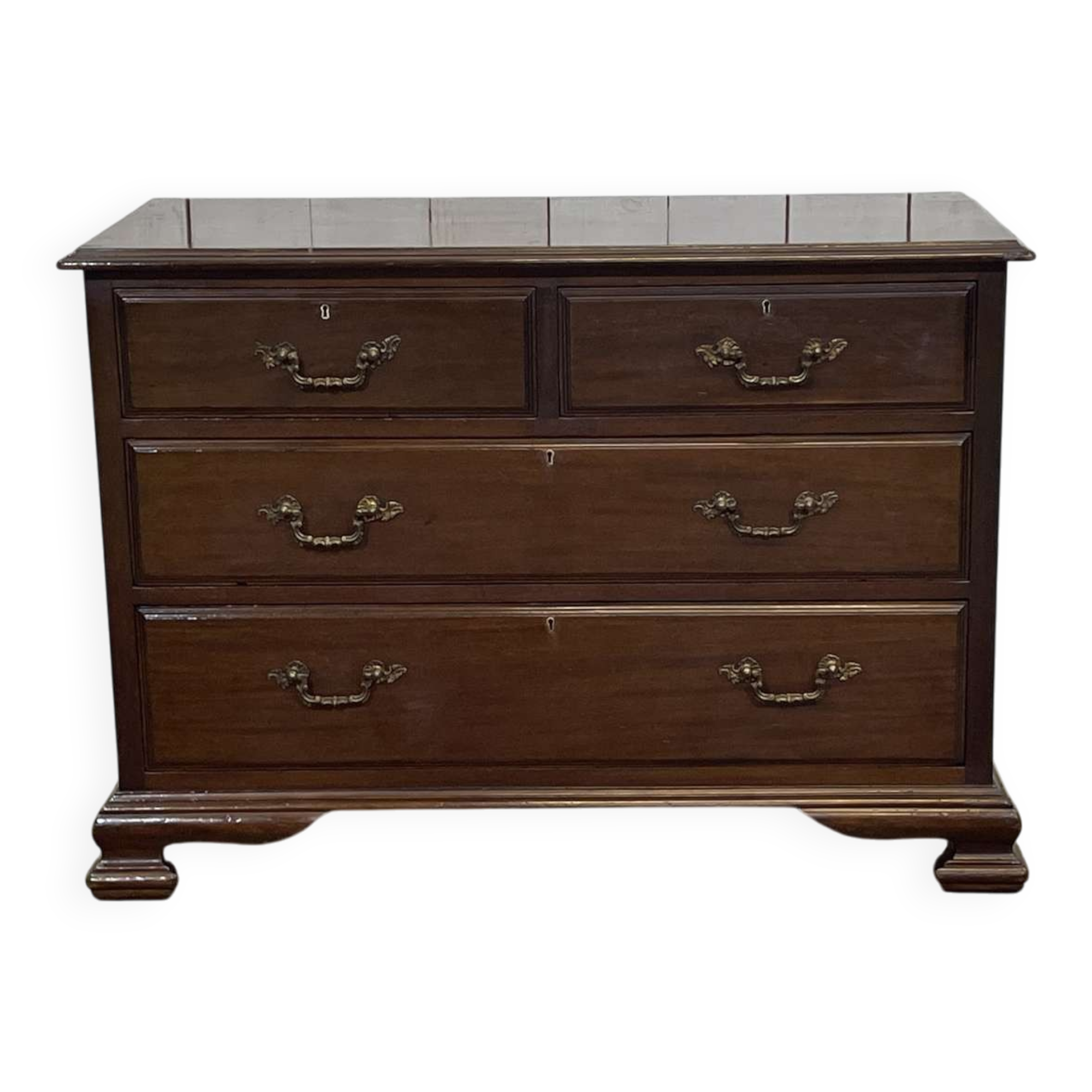 Early 20th century English mahogany chest of drawers