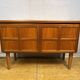 Mid-Century Retro Vintage Teak Sideboard by Nathan 1960s  Square Design • T