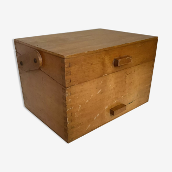 Boîte de rangement bois montage en queue d’aronde