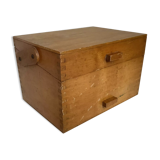 Wooden storage box dovetail mounting