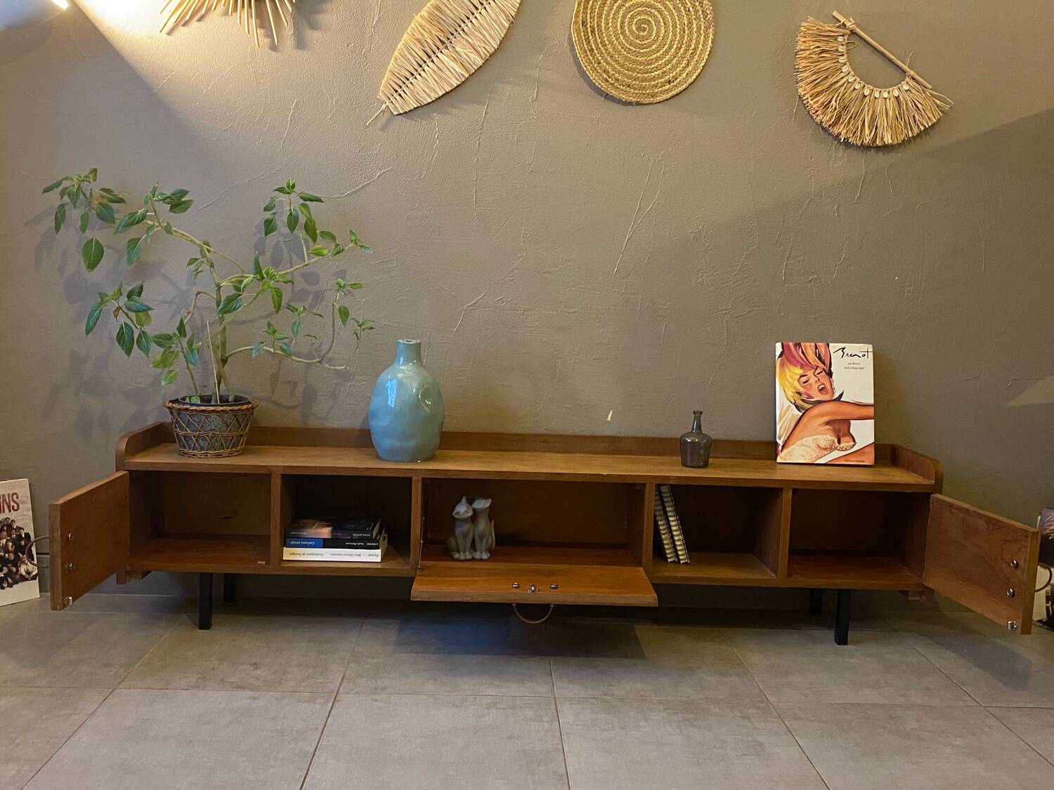 Vintage sideboard from the 60s (shallow)