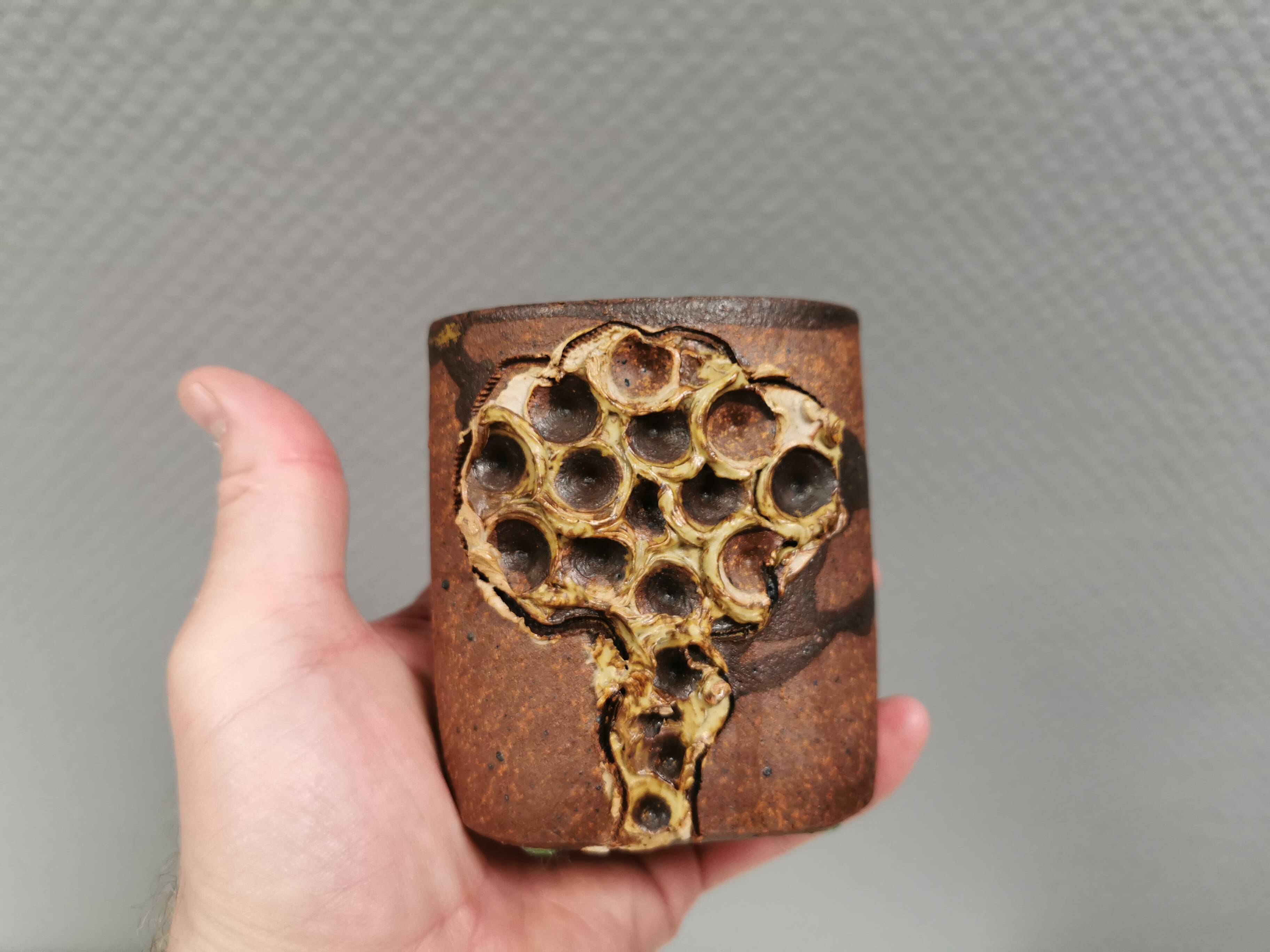 Ceramic vase designed by Bodil Marie Nielsen in the 60s.