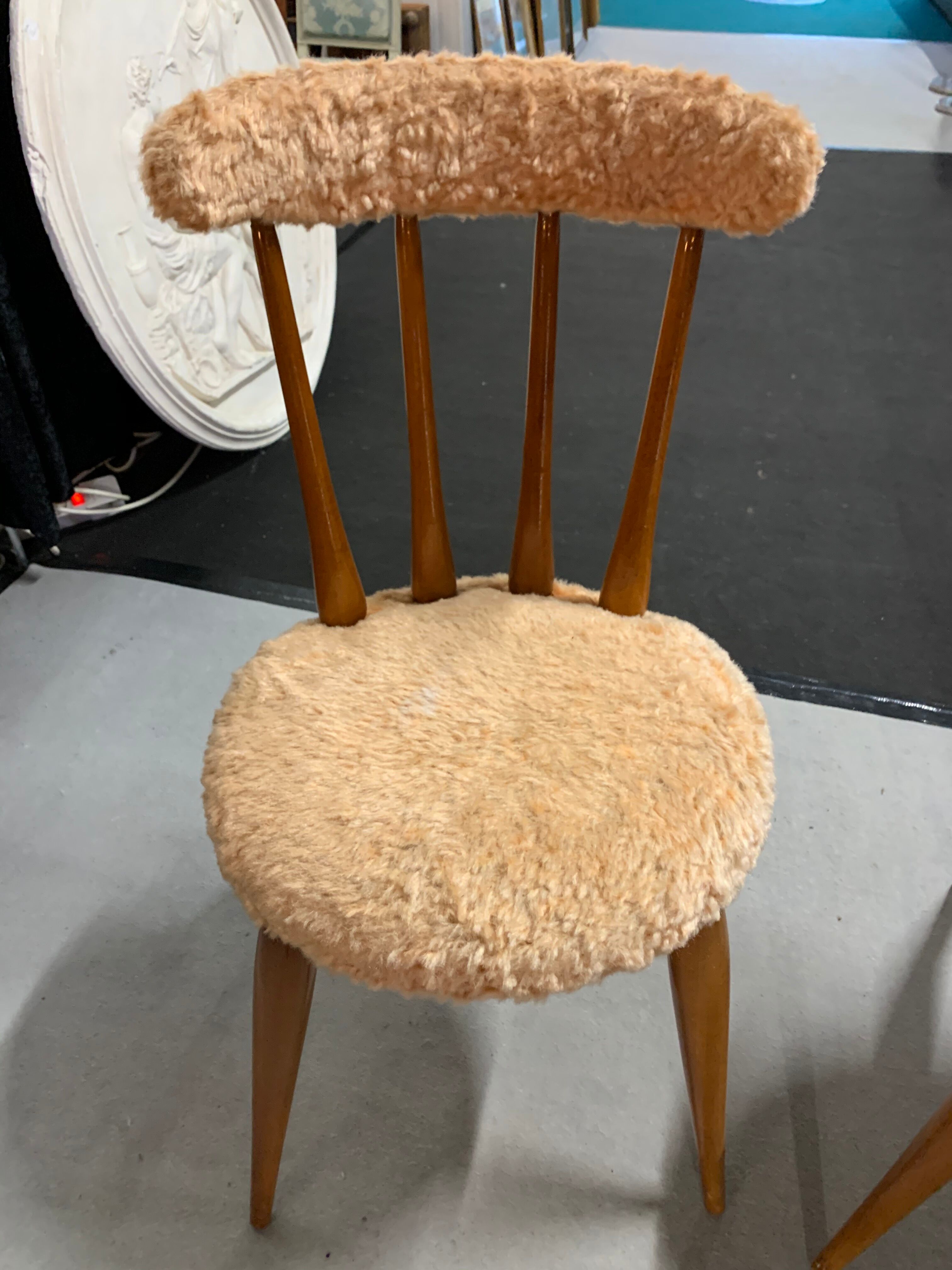 Pair of vintage moumoute chairs