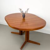 Table de Salle à Manger Ronde en Teck par HW Klein pour Bramin, Danemark, 1960s