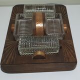 Art Deco-style aperitif tray