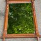 Henri II mirror in solid oak 67x97cm from the 19th century