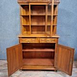 charming and characterful antique walnut two-body buffet.