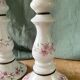 Pair of porcelain candlesticks from Paris