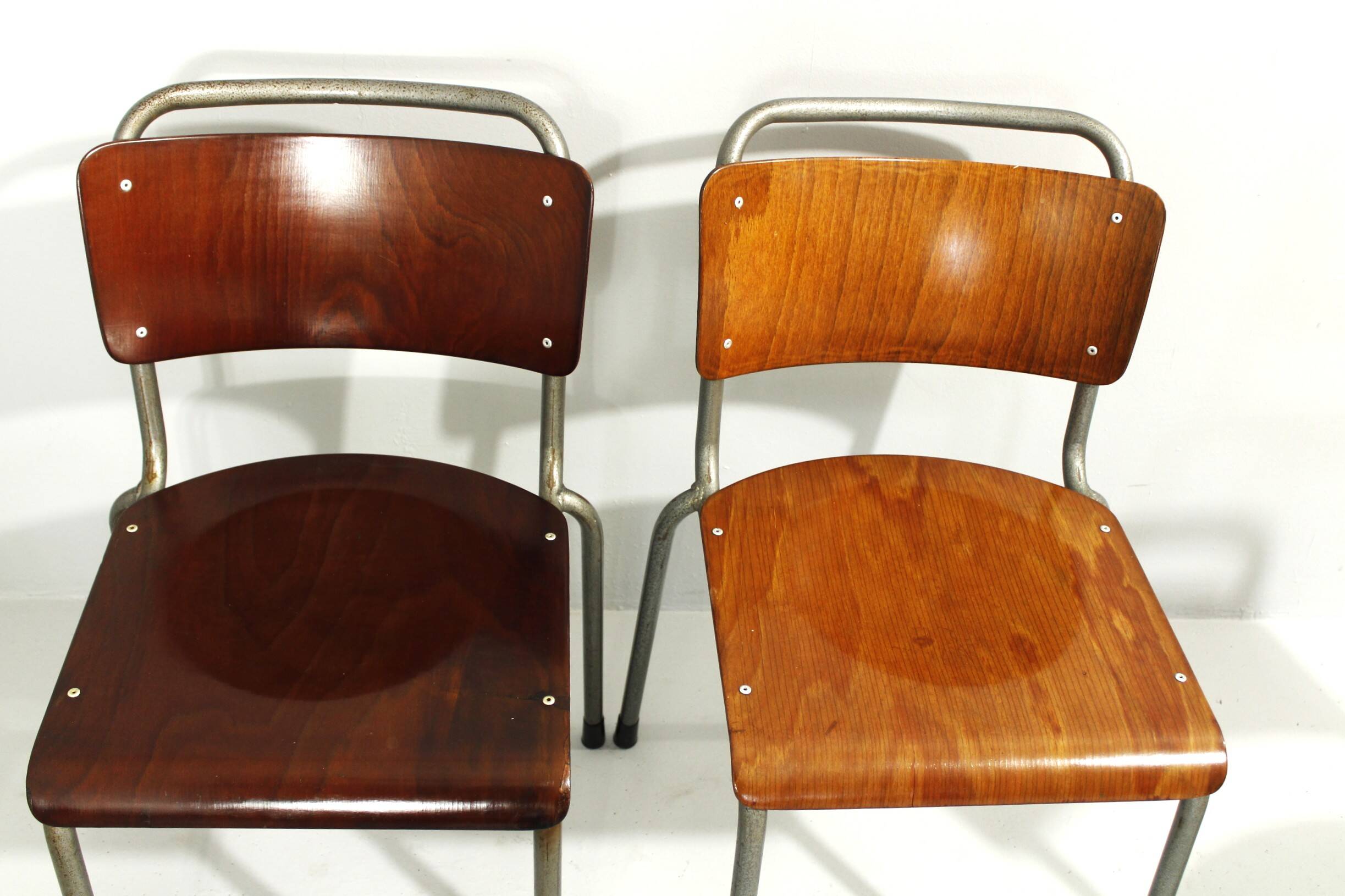 Model 106 Chairs by W. H. Gispen for Delft, 1950s, Set of 6