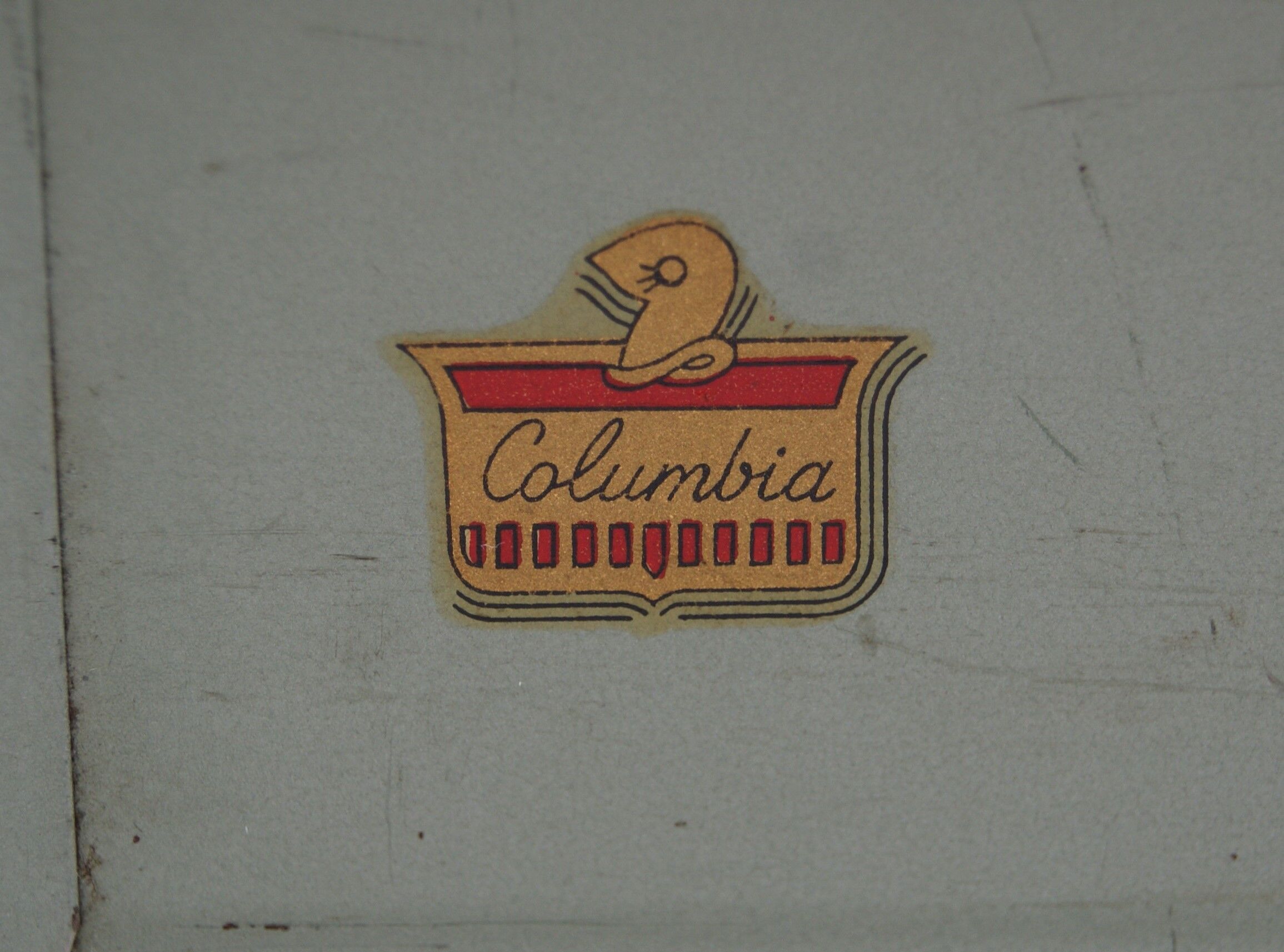 Metal sorting binder industrial vintage office