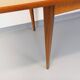 Rectangular dining table in vintage Scandinavian style from the 50s and 60s, made of teak.