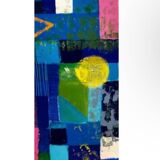 Tableau Abstrait Bleu