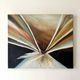 Large abstract modernist painting & original oil signed on canvas