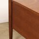 Vintage desk by Wilhelm Renz in double-sided teak, 1960s
