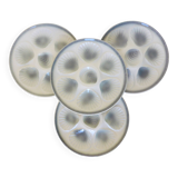 4 oyster plates Moulin des Loups 2106174