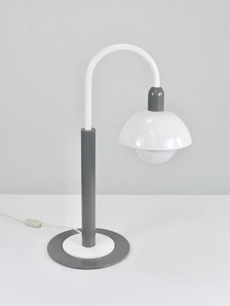 Postmodern Italian 1980s Memphis Style Table Side Lamp, 1980s