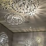 Pistillo wall or ceiling lamp in chrome by Valenti Luce, 1970s design
