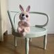 Children's armchair in turned wood early 20th century