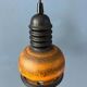 Lampe à suspension en céramique marron d'Allemagne de l'Ouest du milieu du siècle