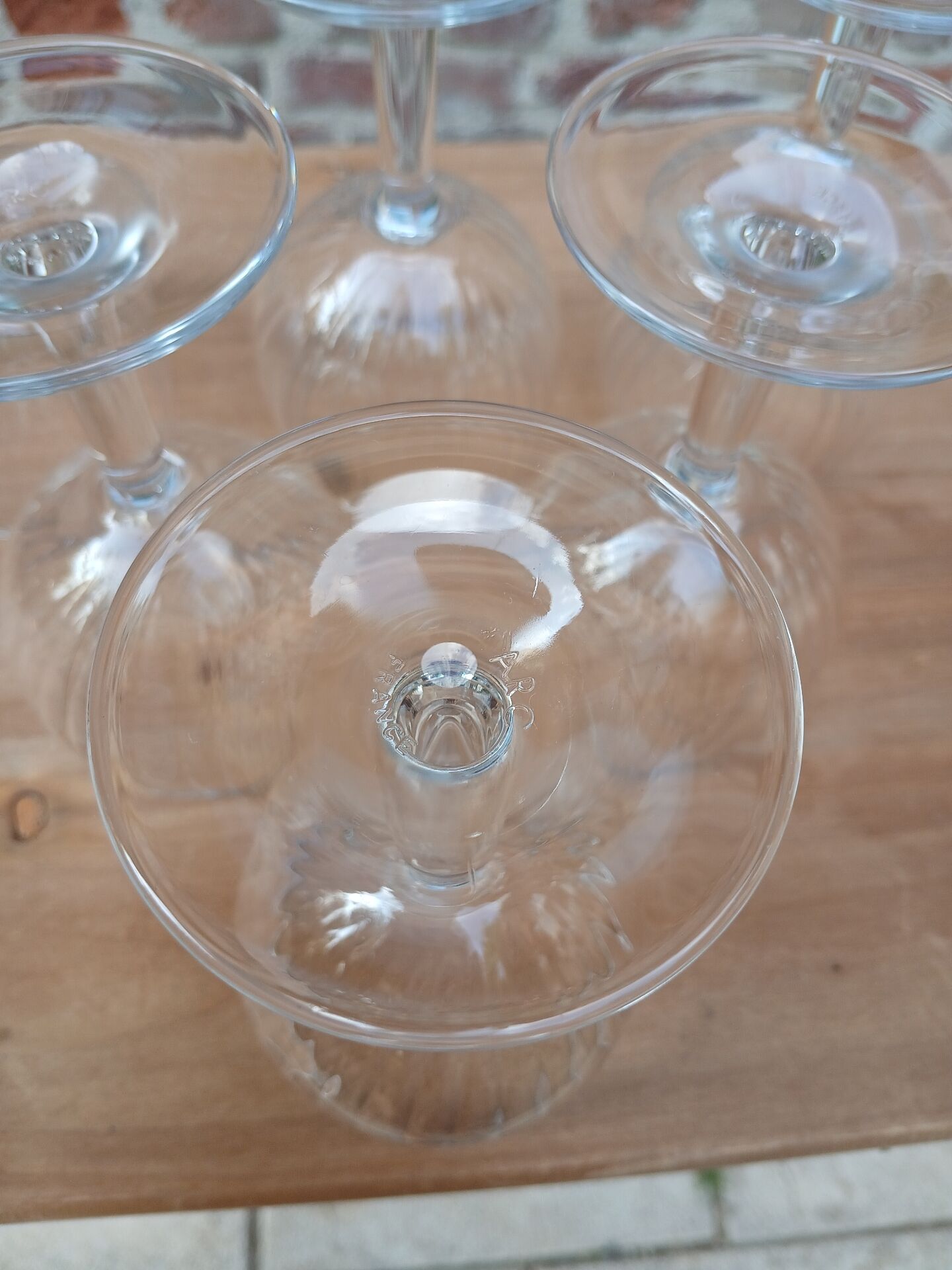 6 verres à vin ballons