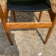 Chaise scandinave des années 60 en palissandre massif 