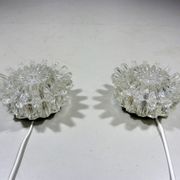 Set of 2 wall lamps by Glashütte Limburg Germany, 1960’s