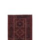 Vintage Turkish hallway rug 112x330 cm
