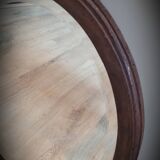 Miroir 58x84 ovale bois 1950