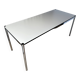 USM Haller desk in pearl grey laminate