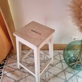 Patinated workshop stool