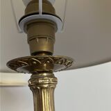 Gilded bronze bedside lamp