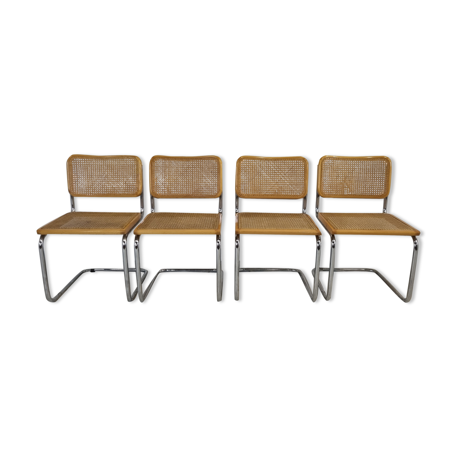 Marcel Breuer cesca dining chairs set of 4